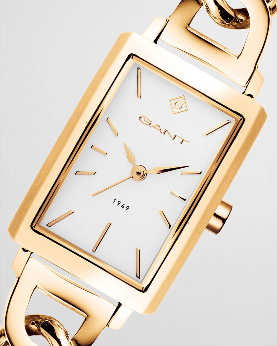 utica watch - white