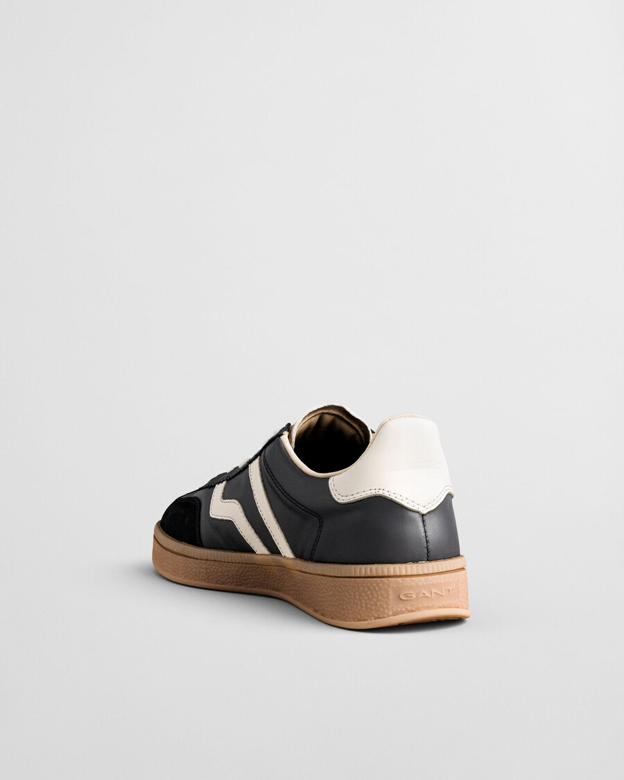cuzima leather sneakers - black