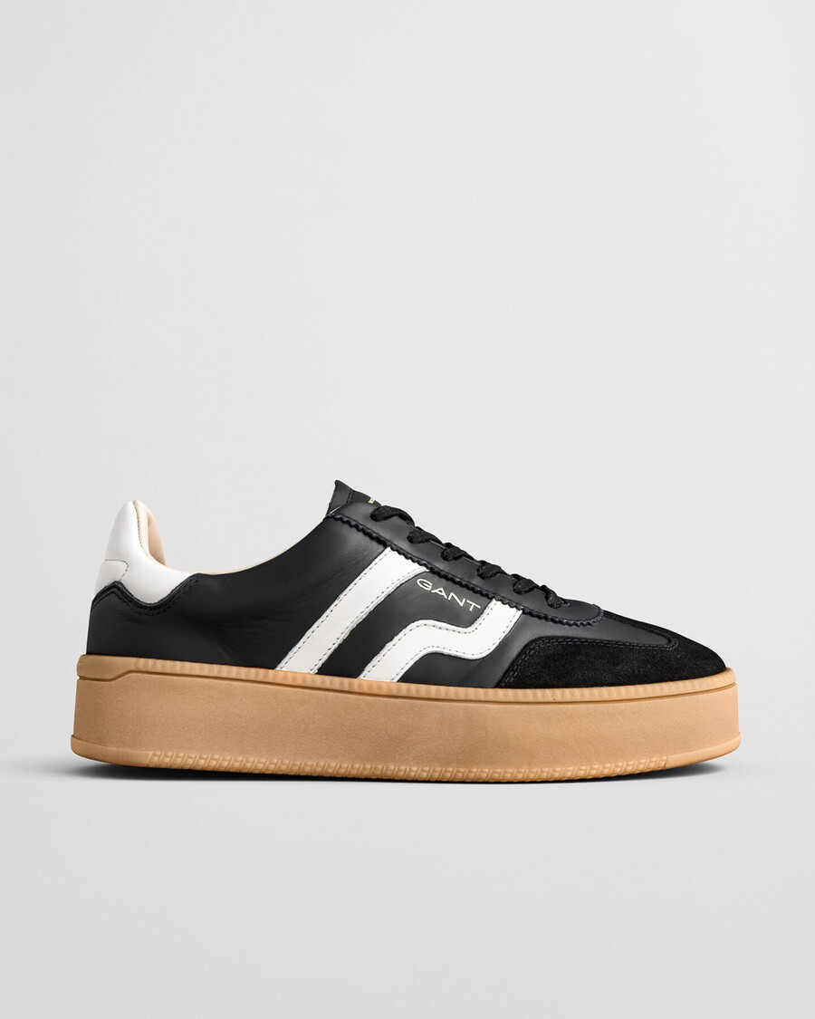 cuzmani leather sneakers - black