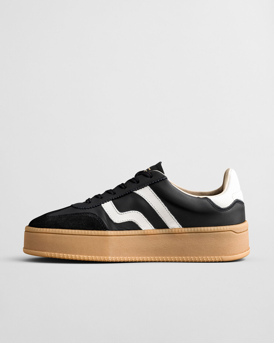 cuzmani leather sneakers - black