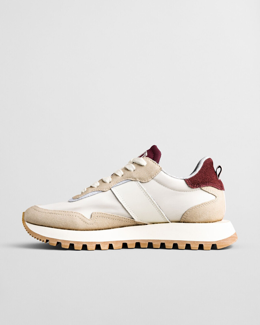 caffay suede nylon sneakers - dry sand