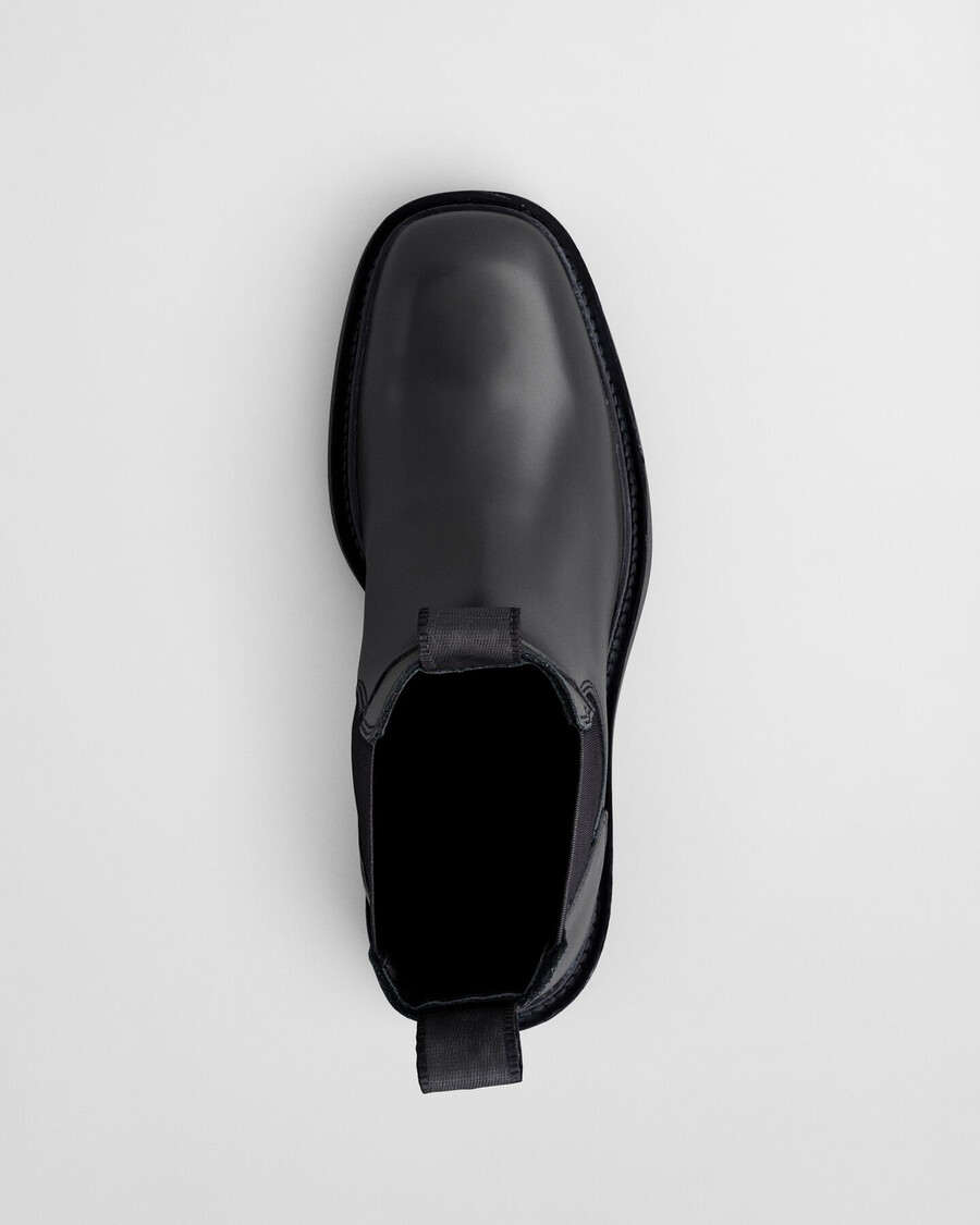 fallwi mid leather boots - black