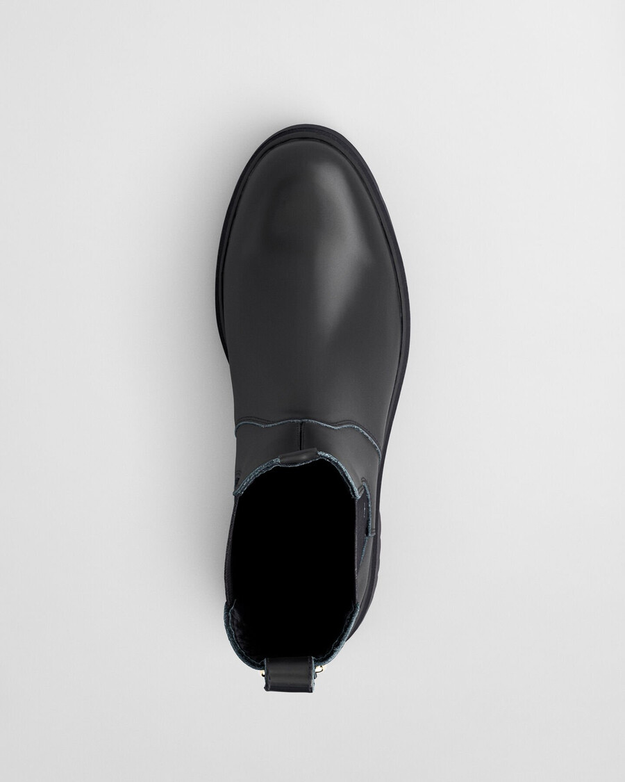 aligrey leather chelsea boots - black