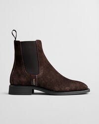 fayy suede chelsea boots - dark brown