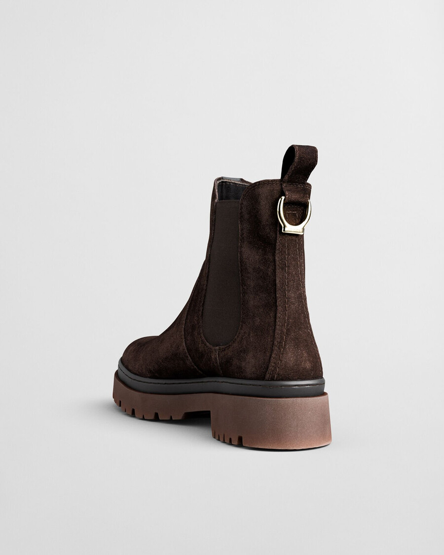 aligrey suede chelsea boots - deep brown