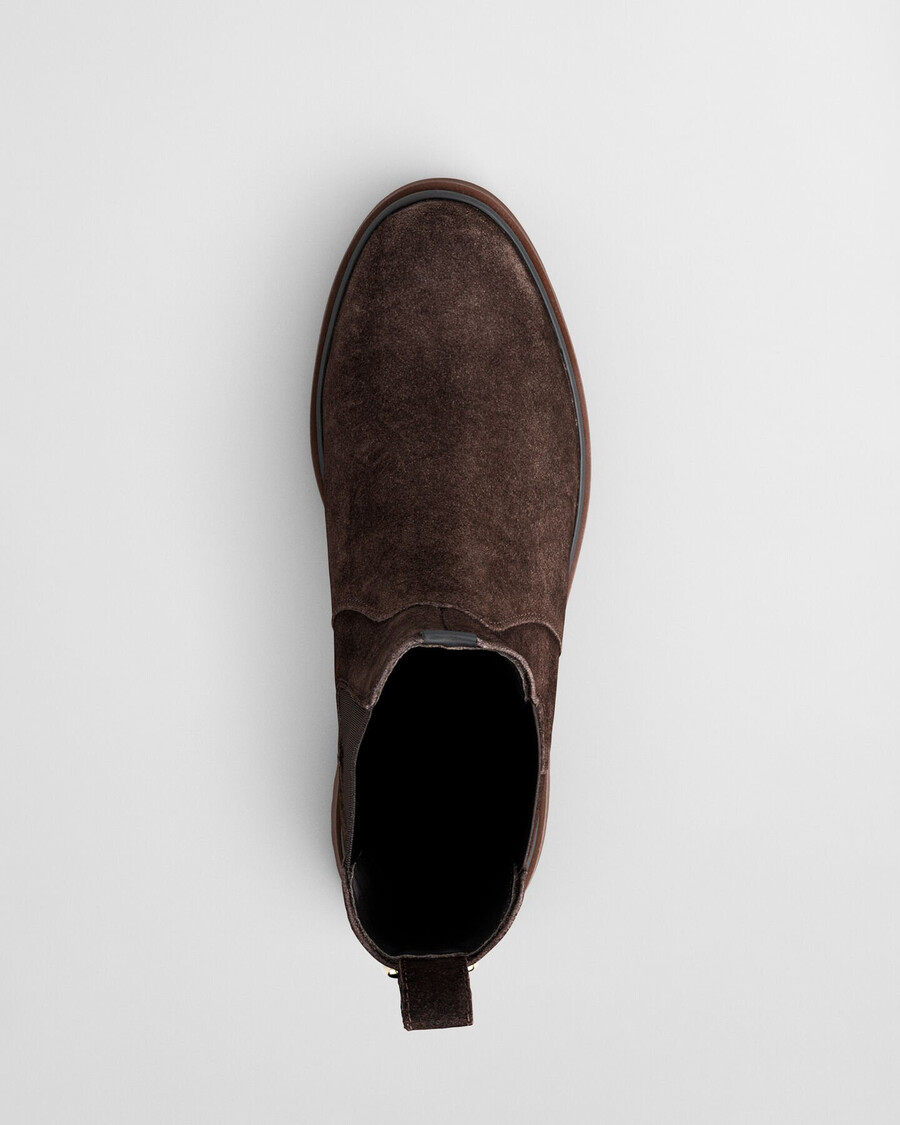 aligrey suede chelsea boots - deep brown