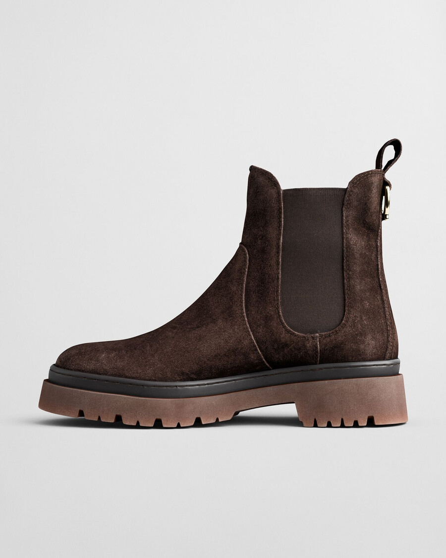 aligrey suede chelsea boots - deep brown