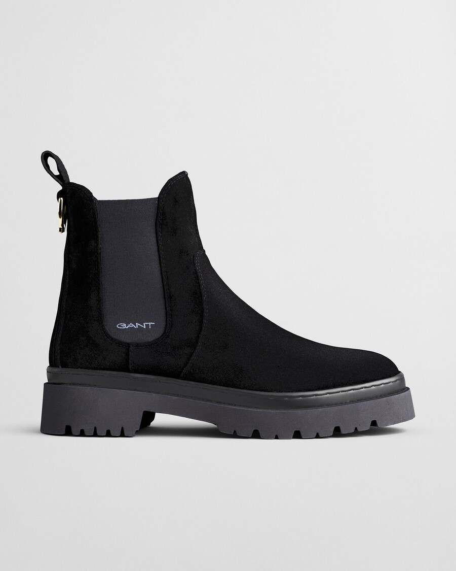 aligrey suede chelsea boots - black