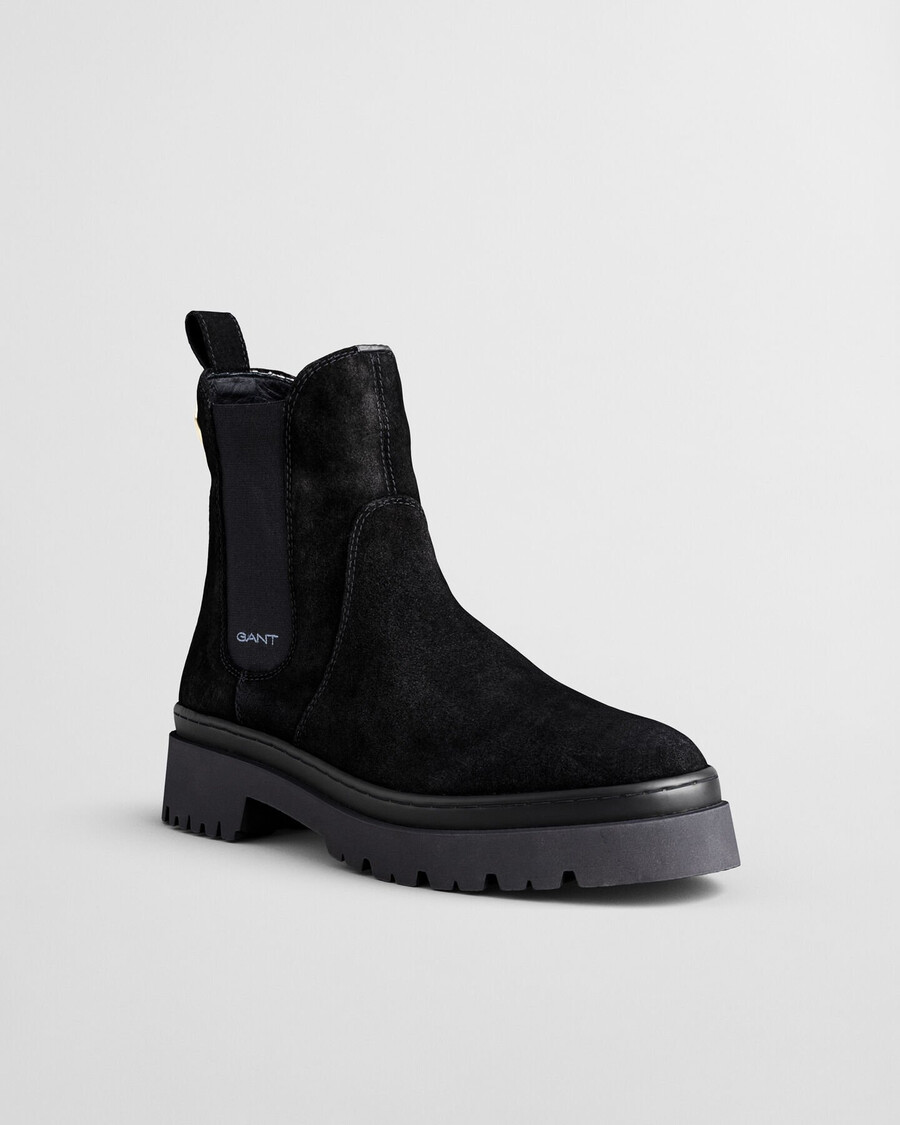 aligrey suede chelsea boots - black