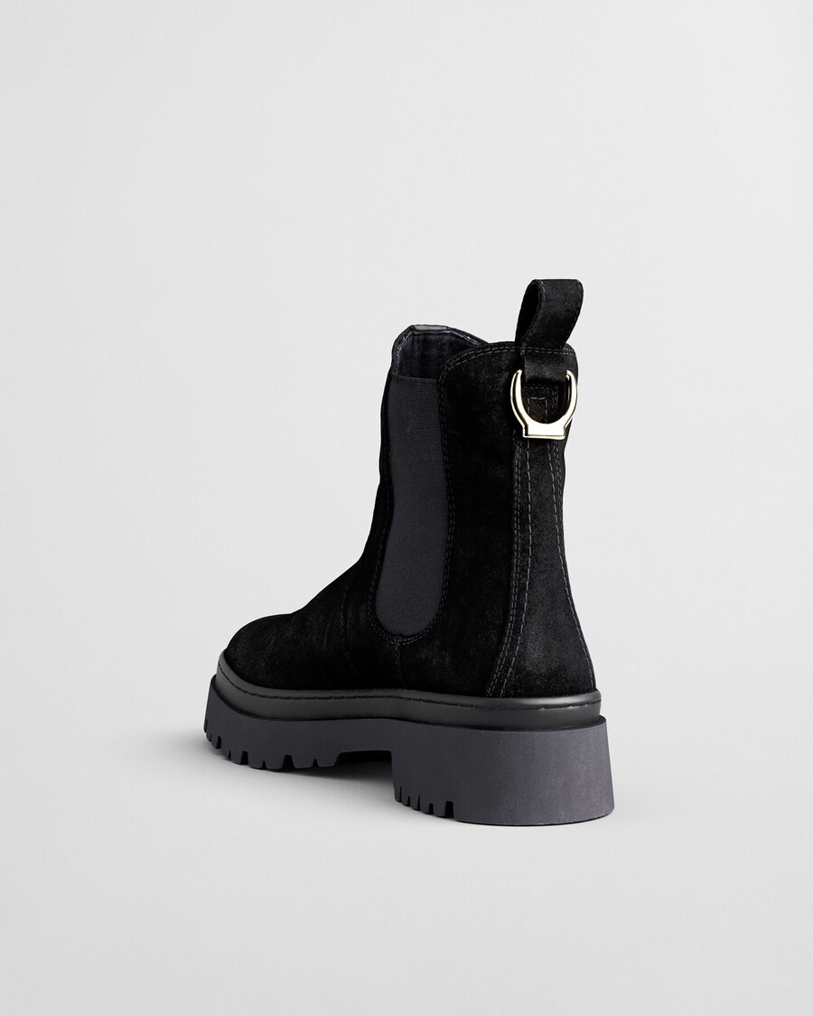 aligrey suede chelsea boots - black