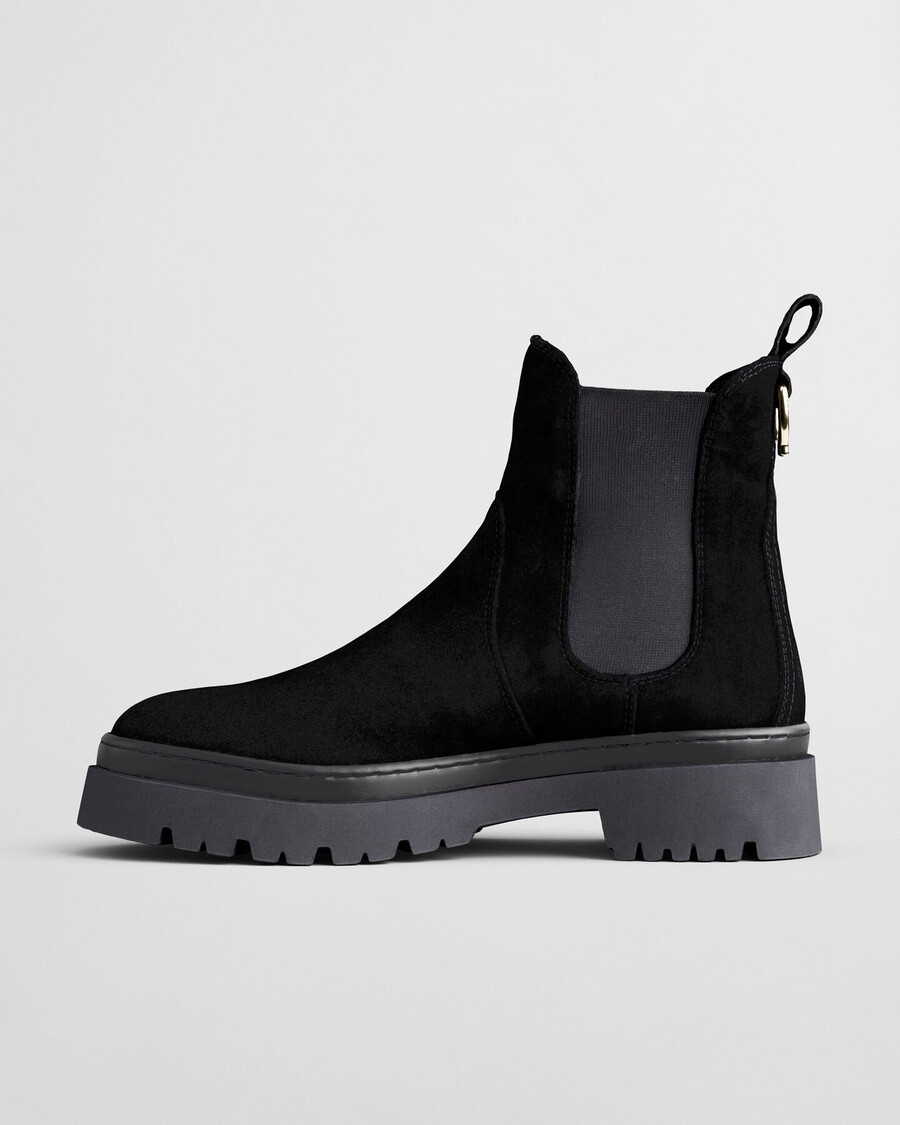 aligrey suede chelsea boots - black